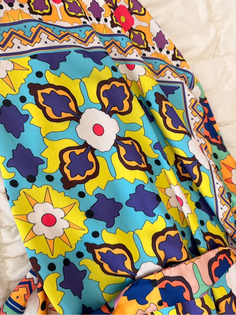 Zara Multi-Color Long Sleeve Printed